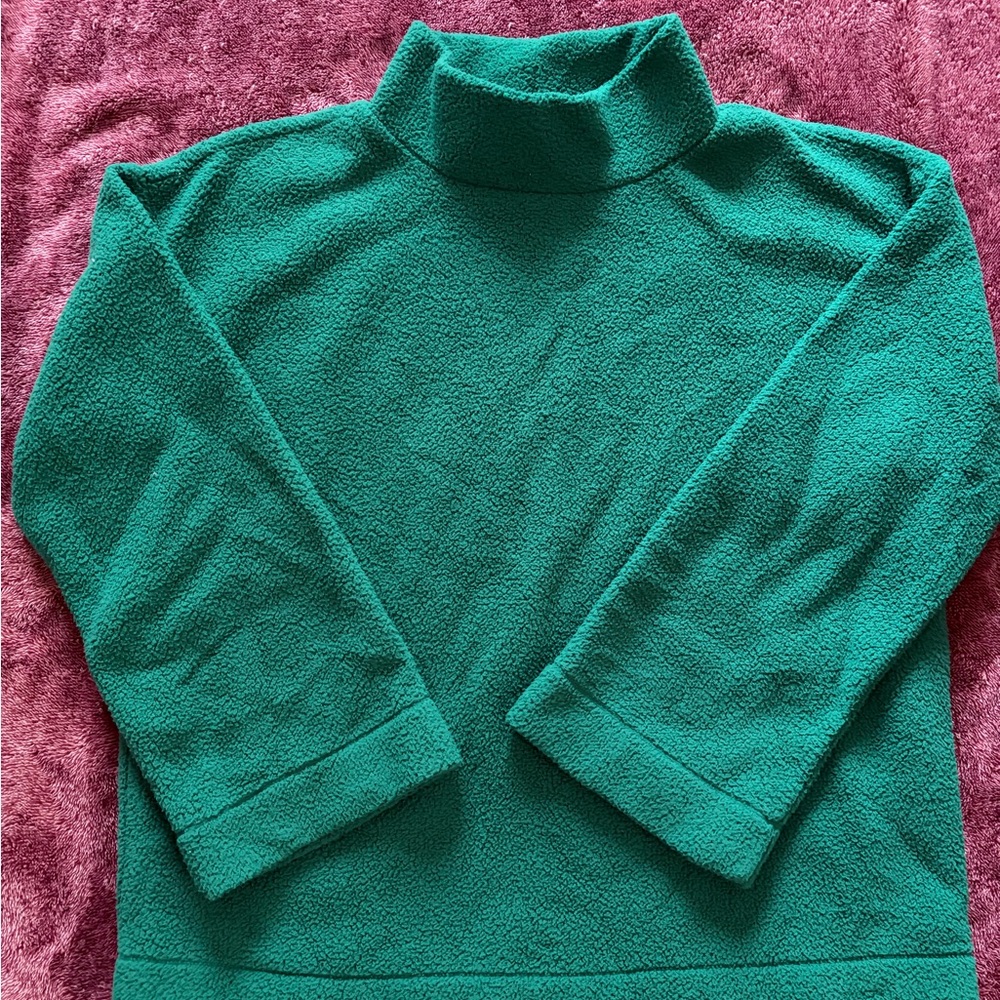 LOFT Teal Cowl Neck Sweater